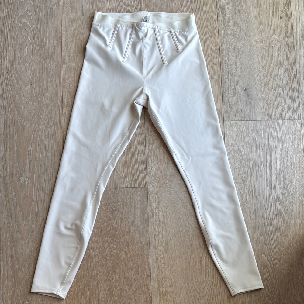 ALO Yoga airlift corset 7/8 leggings ivory sz small